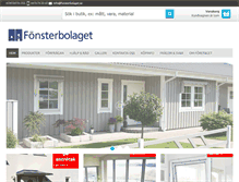 Tablet Screenshot of fonsterbolaget.se